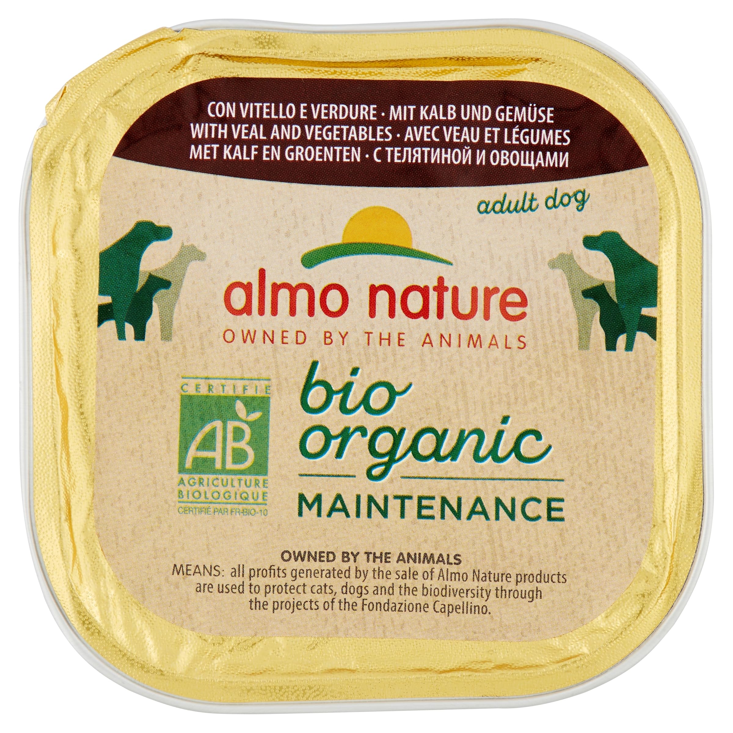 Almo Nature BioOrganic Nassfutter Huhn-Kartoffel 9x300g