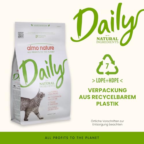 Almo Nature Daily Trockenfutter Thunfisch-Lachs 1,2kg