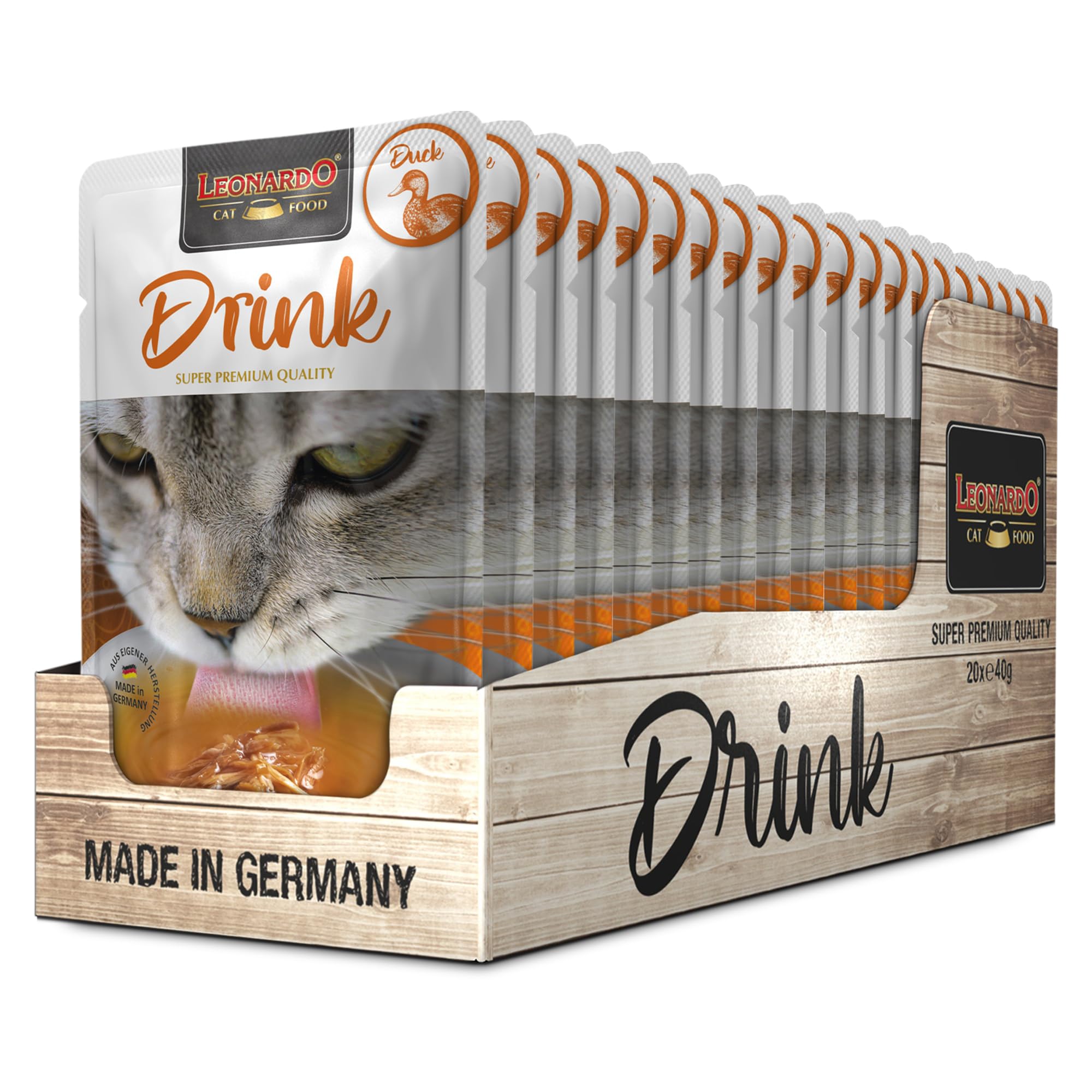 Leonardo Drink Rind Katzendrink 20x40g getreidefrei