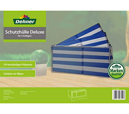 Dehner Deluxe Schutzhülle Polster-Auflagen 125 cm anthrazit