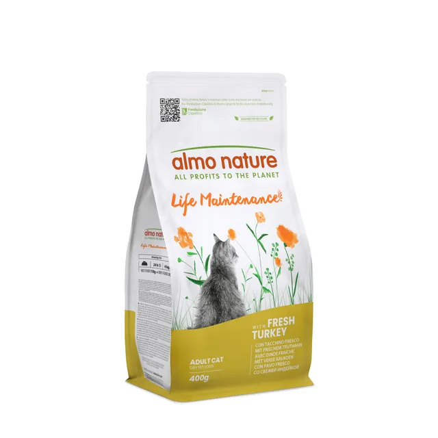 Almo Nature Life Maintenance Trockenfutter 400g Truthahn