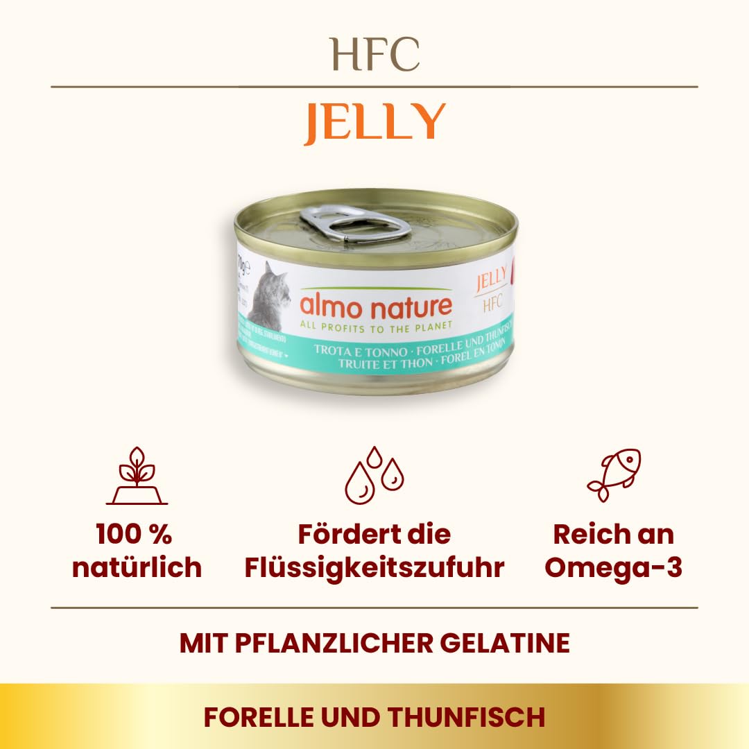 Almo Nature HFC Thunfisch Nassfutter 6x70g Multipack