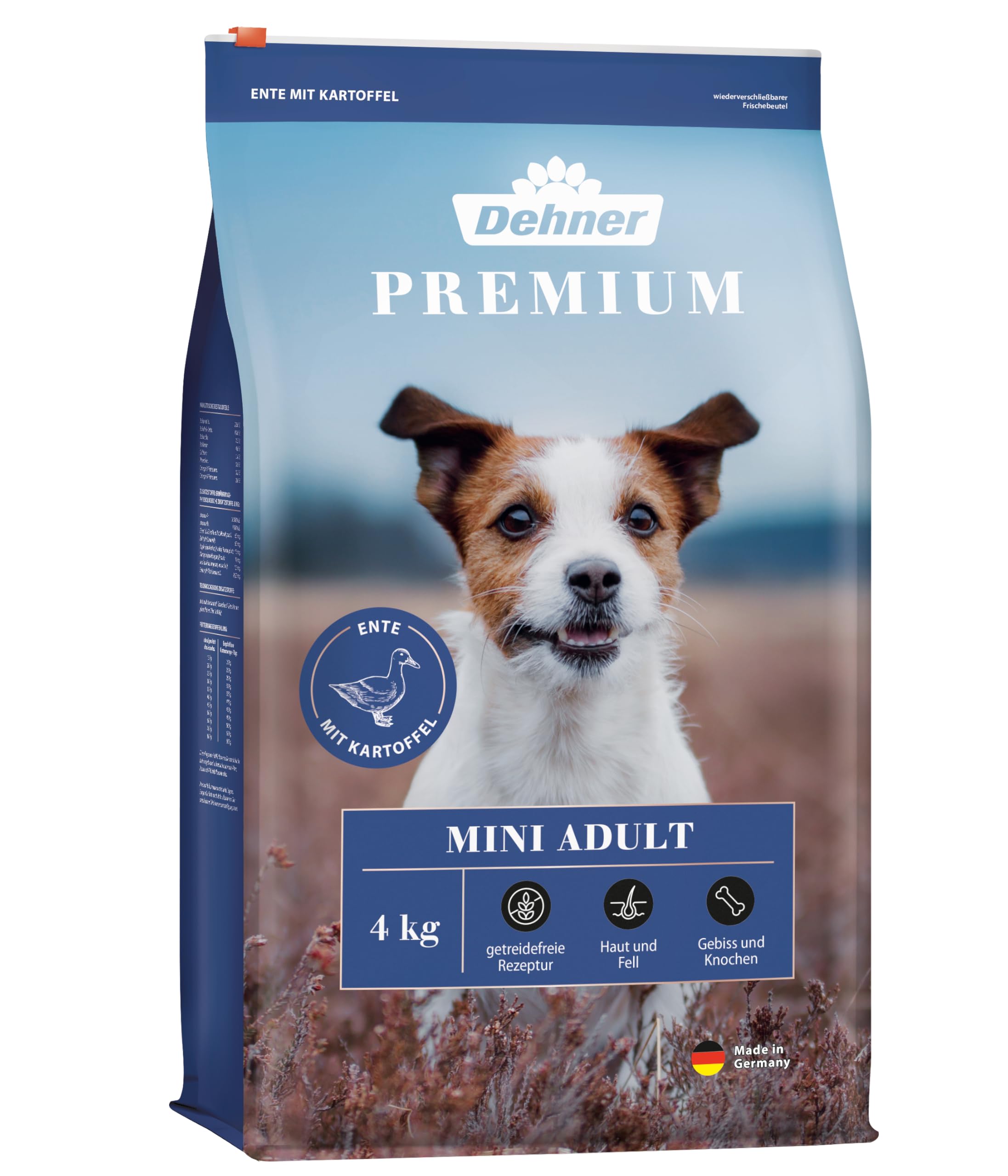 Dehner Premium Mini Adult Trockenfutter Ente Lamm 8kg