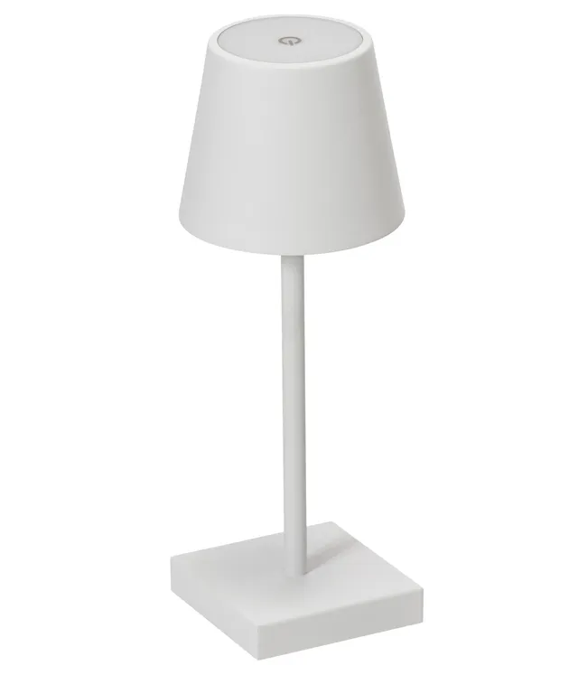Dehner Dyan Akkuleuchte weiß 30 cm IP54