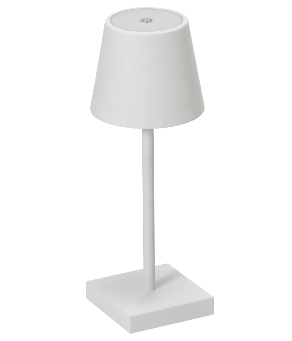 Dehner Dyan Akkuleuchte weiß 30 cm IP54