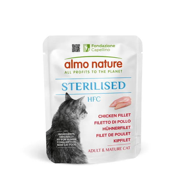 Almo Nature HFC Sterilised Nassfutter Huhn 24x50 g