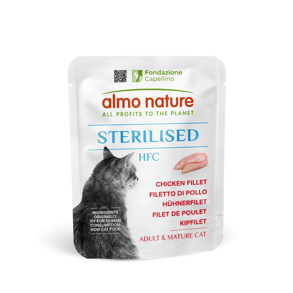 Almo Nature HFC Sterilised Nassfutter Huhn 24x50 g