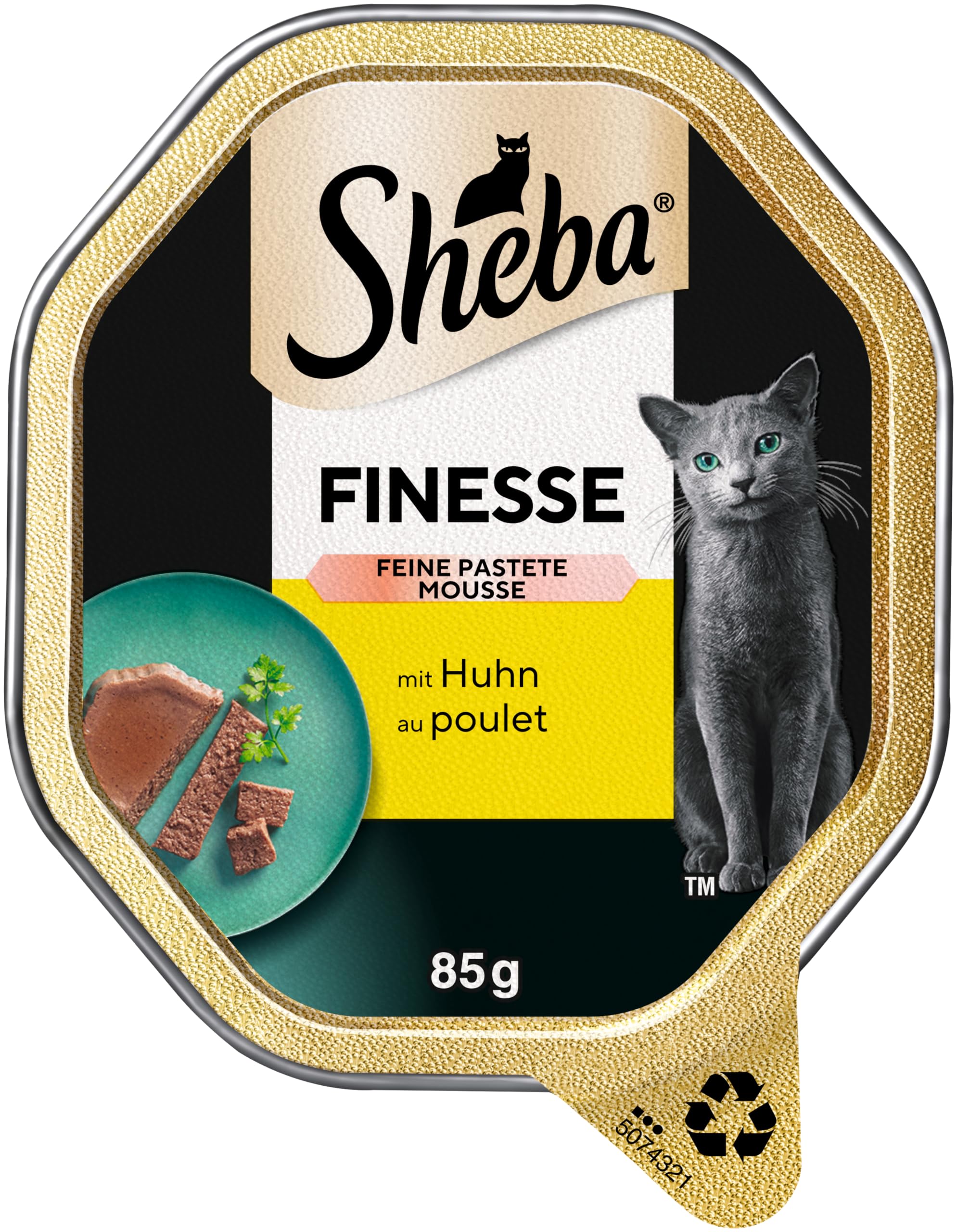 Sheba Finesse Pastete Nassfutter Huhn 22x85g