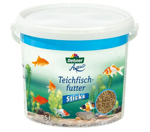Dehner Aqua Teichfischfutter Sticks 5 l schwimmfähig