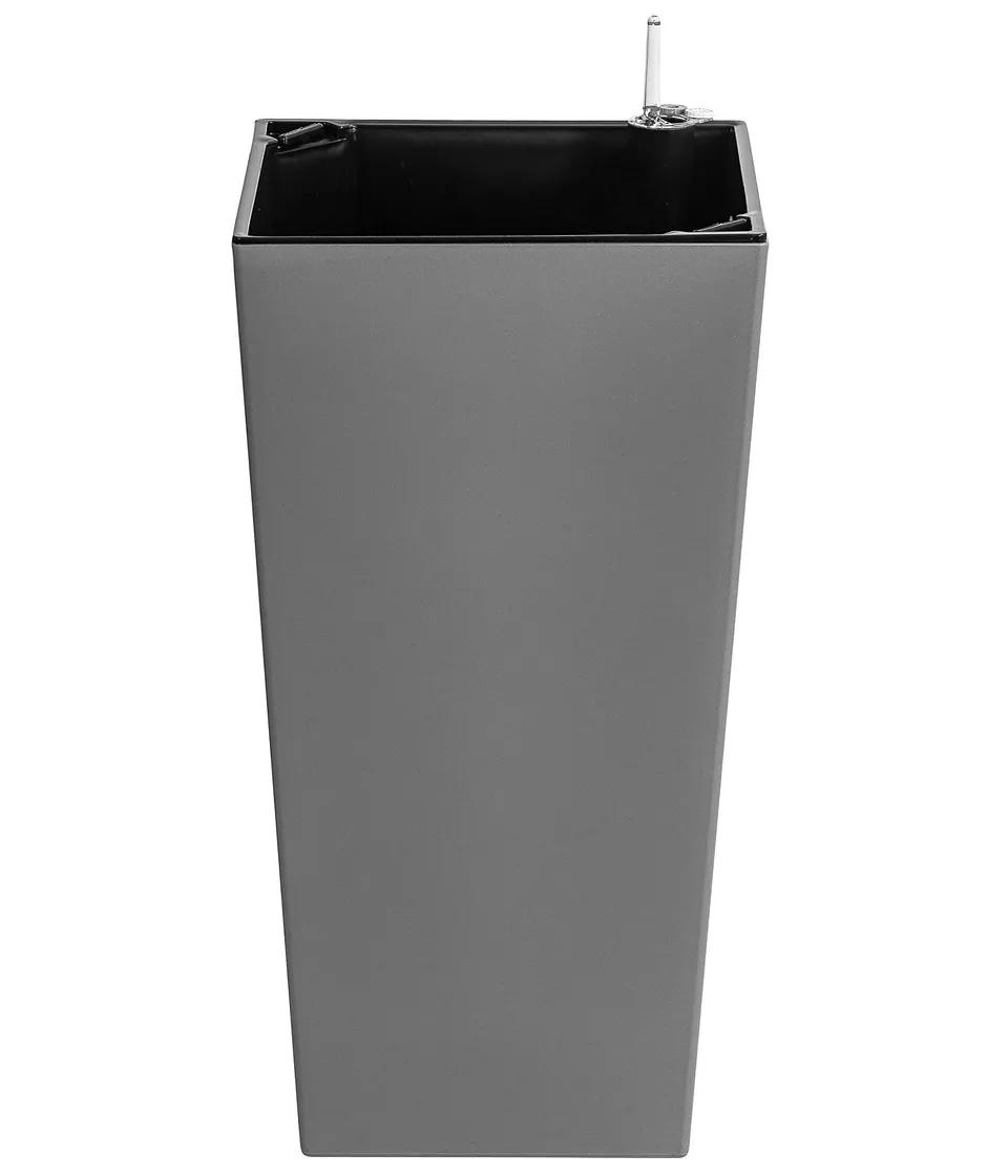 Dehner Elise Pflanztopf mit Selbstbewässerung grau-matt 46 cm