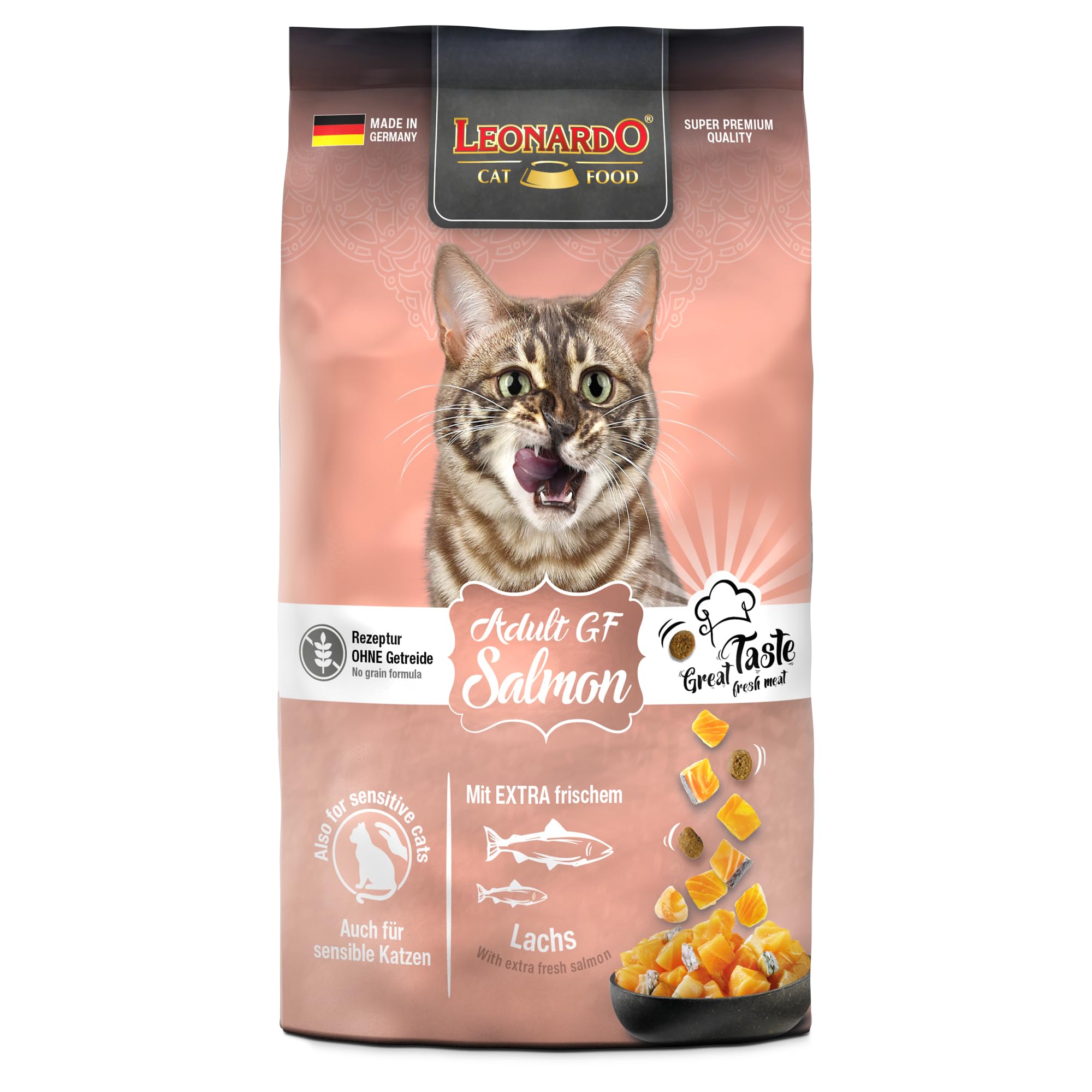 Leonardo Adult GF Trockenfutter Lachs 7,5kg getreidefrei