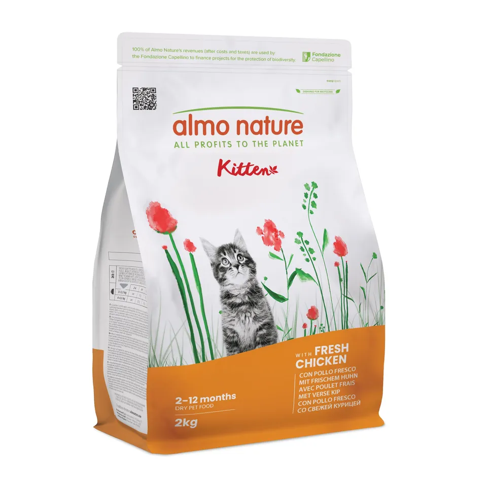 Almo Nature Holistic Kitten Trockenfutter Huhn 2 kg frisch