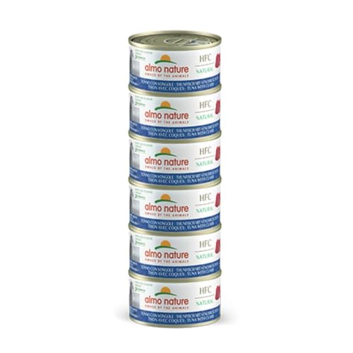 Almo Nature HFC Natural Thunfisch Muscheln Nassfutter 6x70g