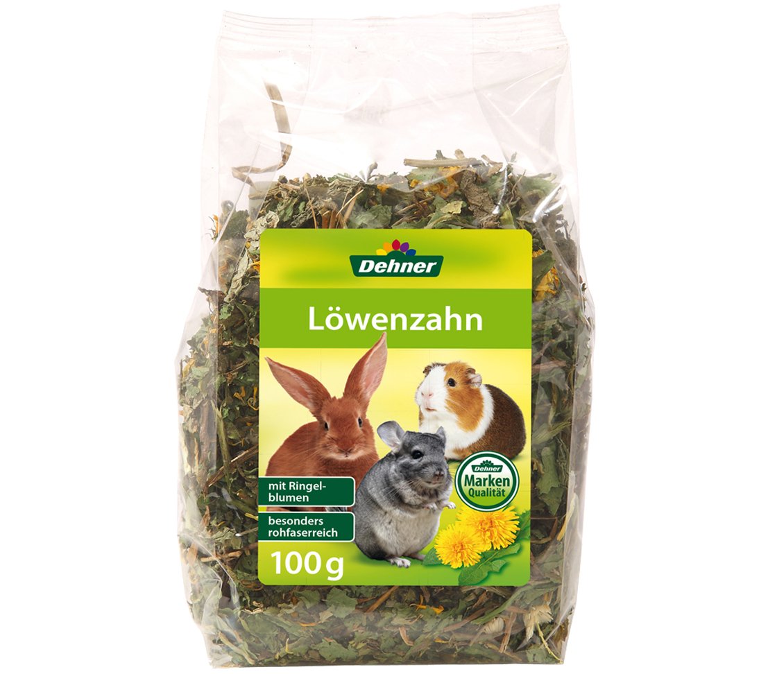 Dehner Nagersnack Löwenzahn Spitzwegerich Set 12x getrocknet