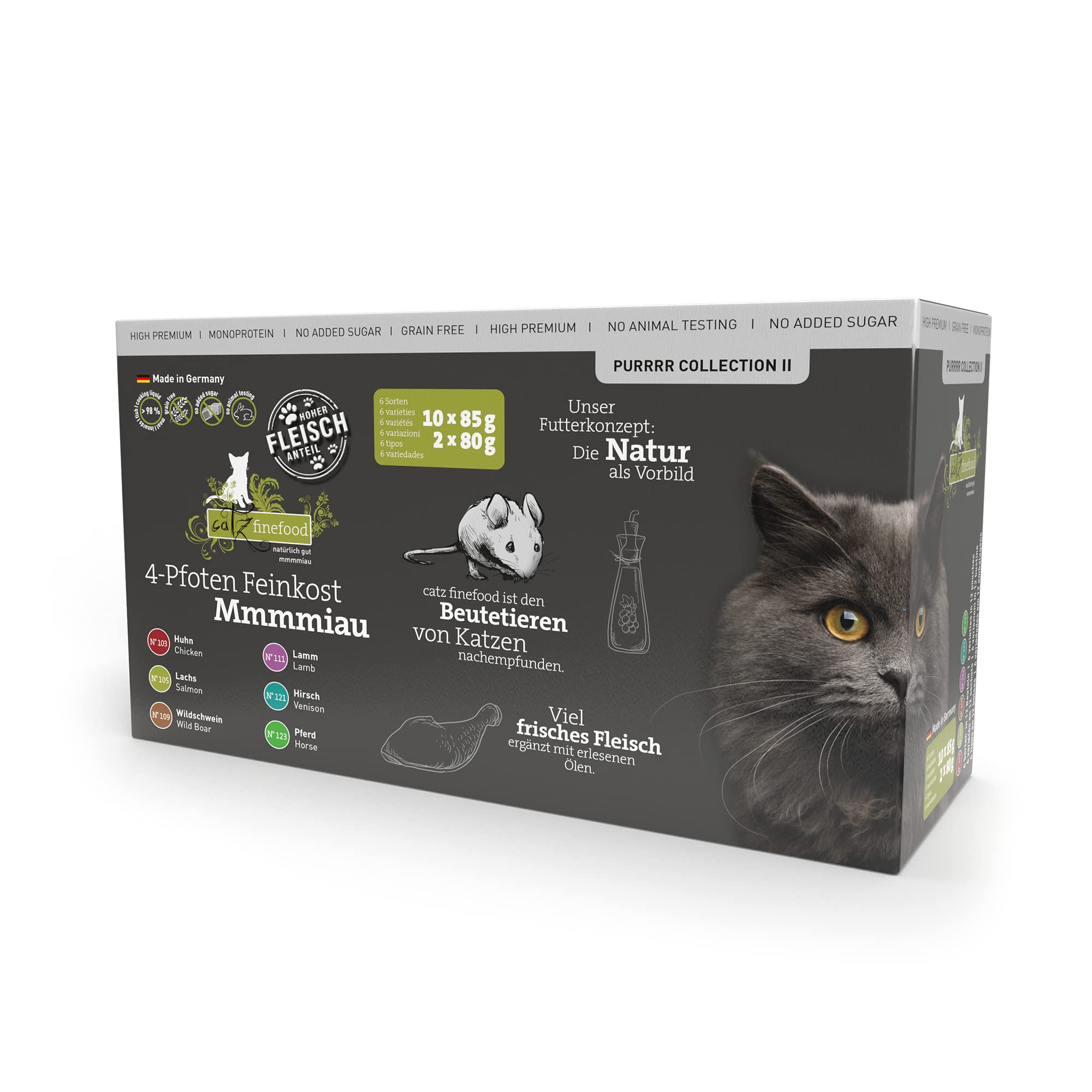 catz finefood Purrrr Collection II Nassfutter 12x85g Mix