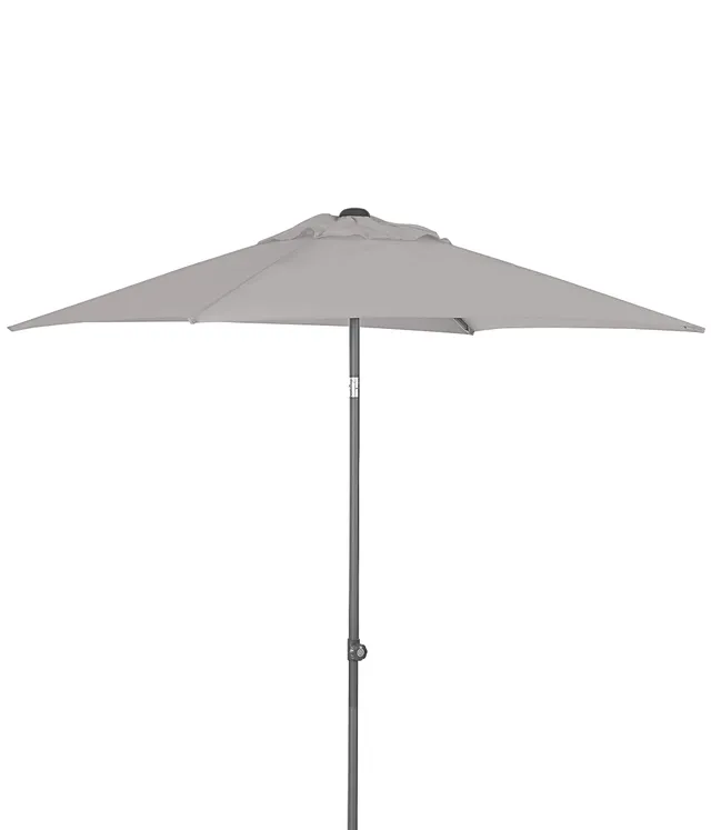 Dehner Andros Sonnenschirm 210x150 braun UV80+ knickbar