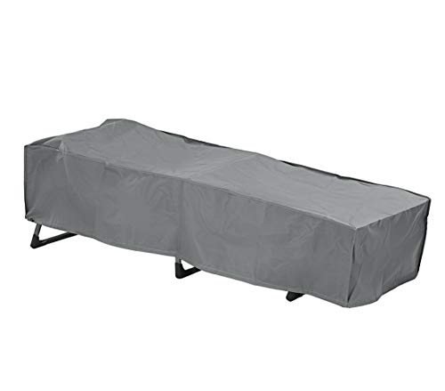 Dehner Deluxe Schutzhülle Gartenliege 200 cm anthrazit