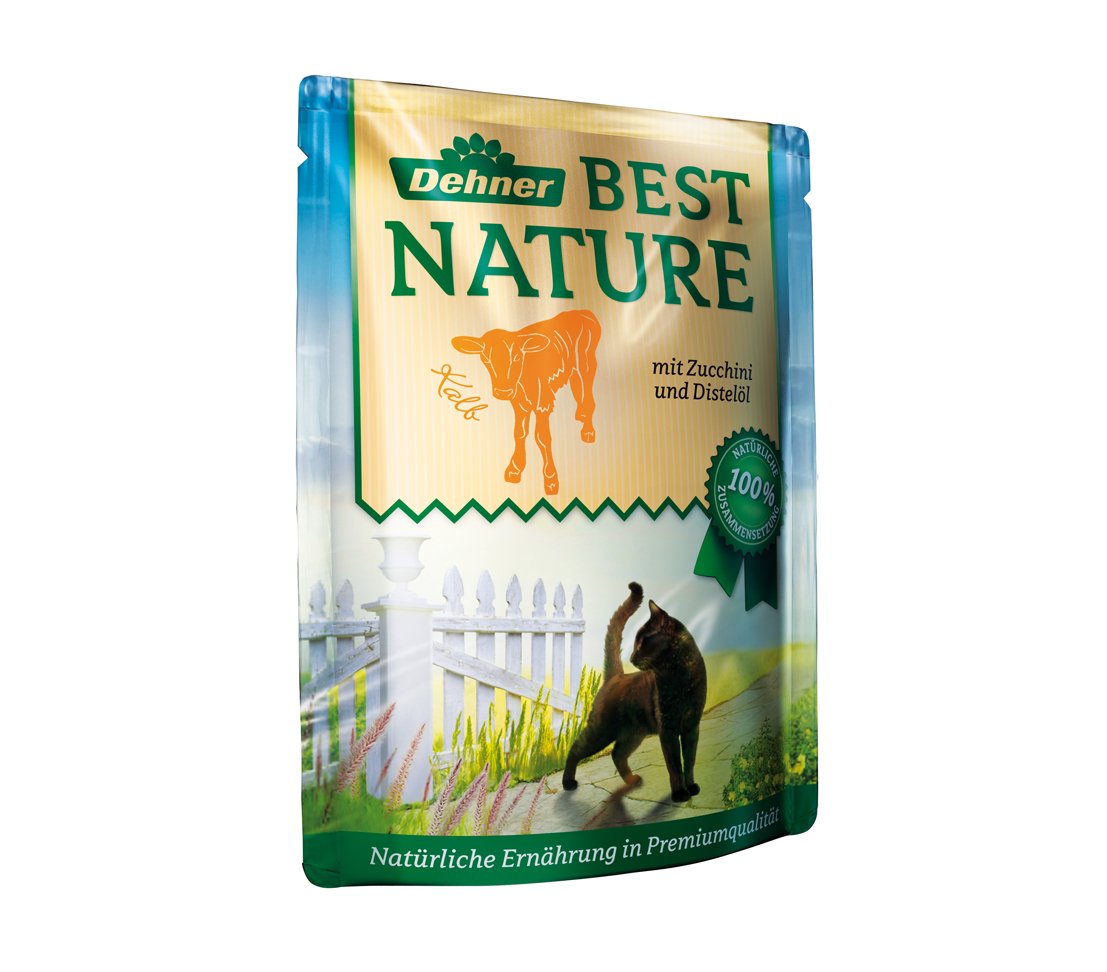 Dehner Best Nature Nassfutter Multipack 8x85 g 4 Sorten