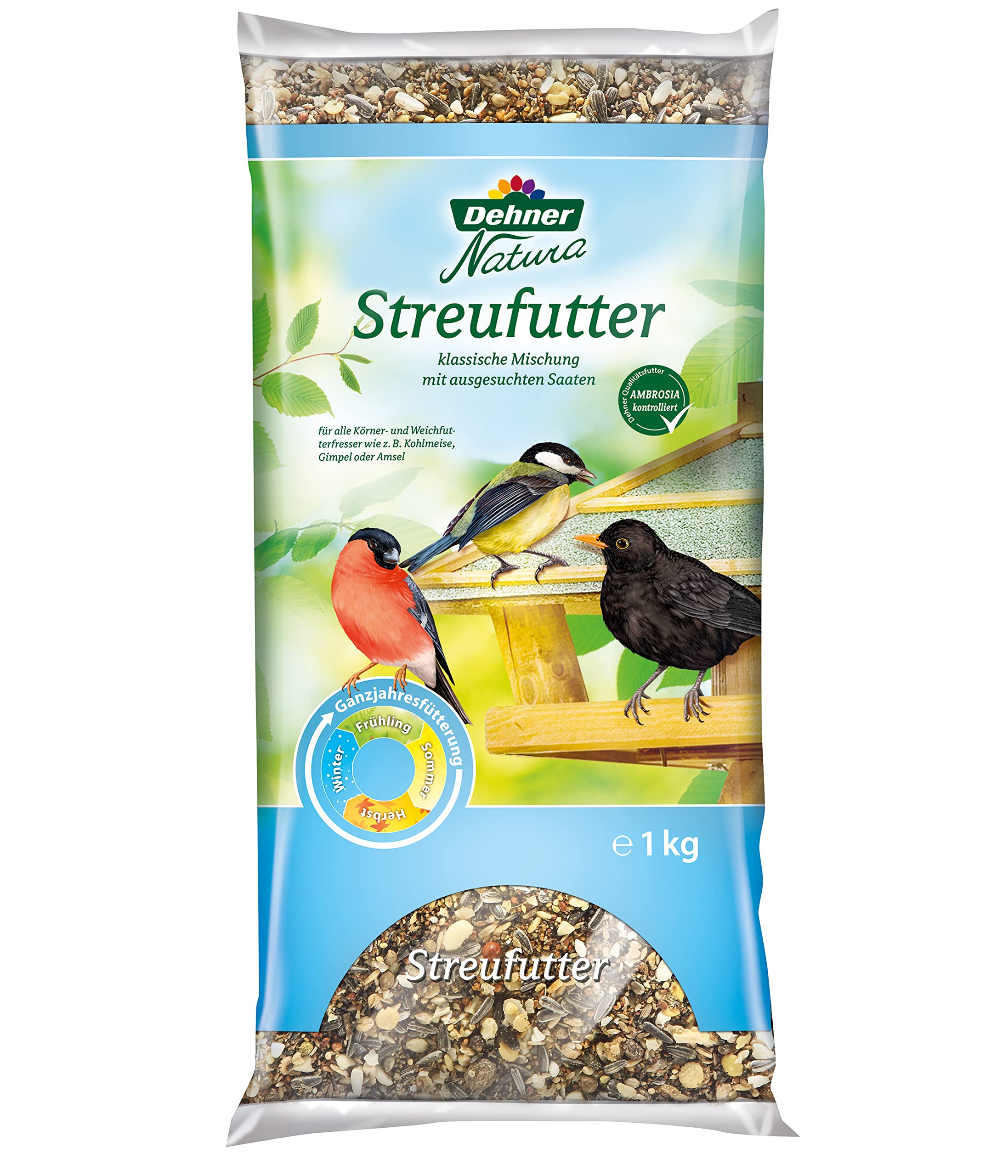 Dehner Natura Premium Wildvogelfutter Starterset 7-teilig energiereich