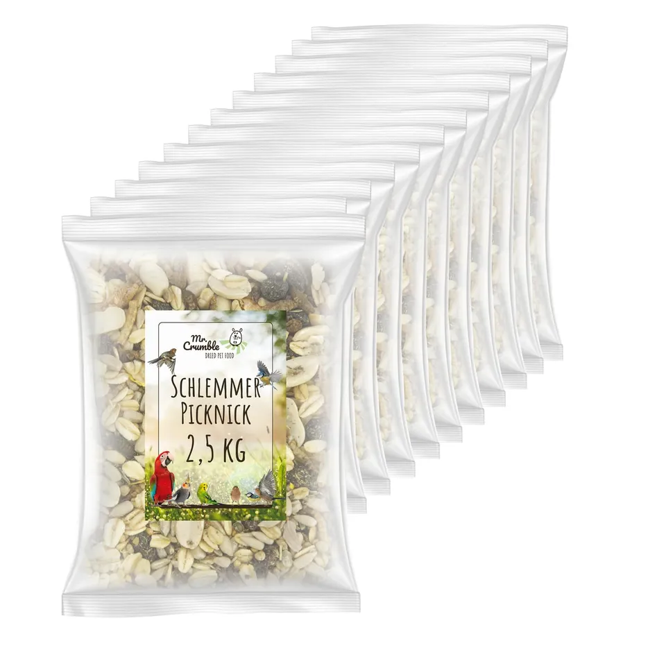 Mr. Crumble Schlemmer-Picknick Wildvogelfutter Insekten 30kg