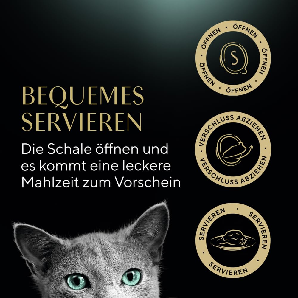 Sheba Filets Weißfisch Nassfutter 60g Schale ASC