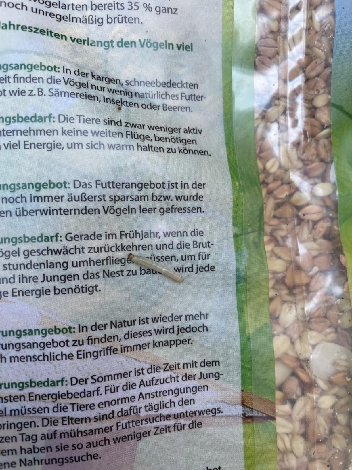 Dehner Natura Premium Wildvogelfutter 5 kg Körner