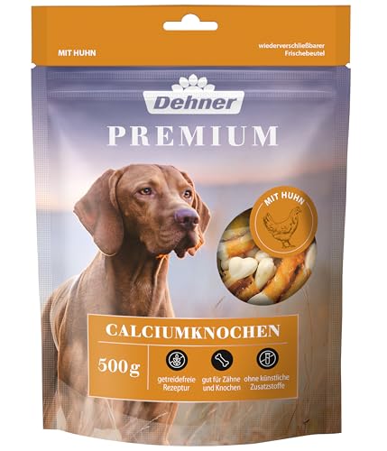 Dehner Premium Calciumknochen Hundesnack Huhn 500 g getreidefrei
