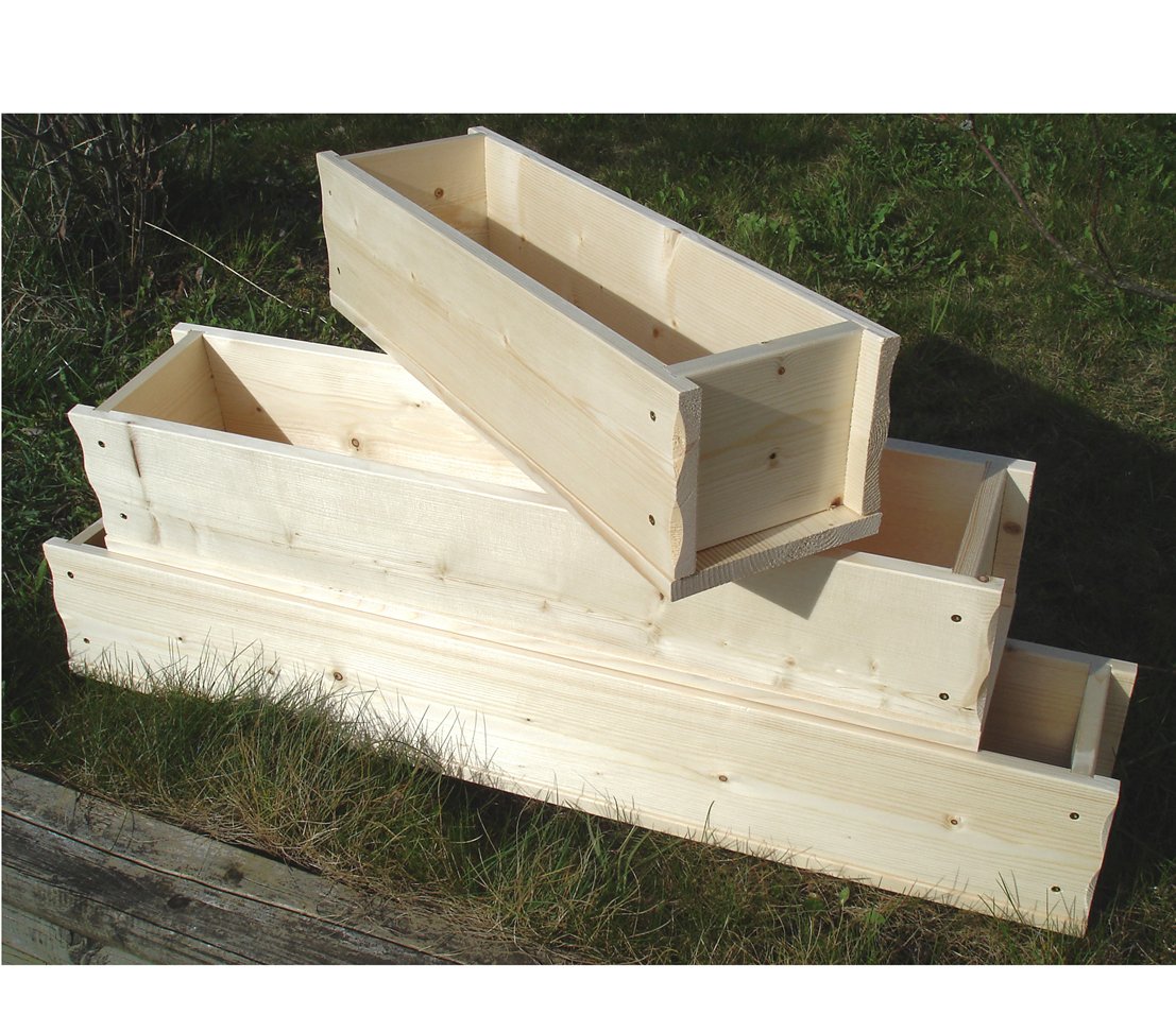 Dehner Premium Lovely Blumenkasten Holz 104x19x17cm natur robust