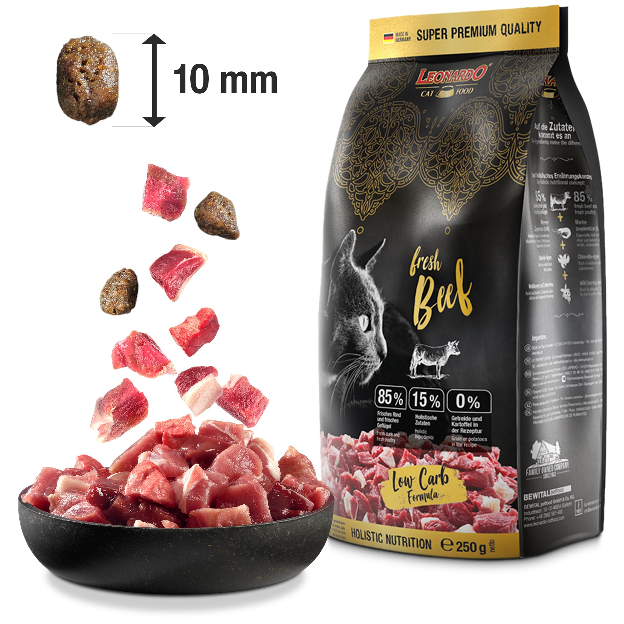 LEONARDO fresh Meat Rind Trockenfutter 1,5 kg getreidefrei
