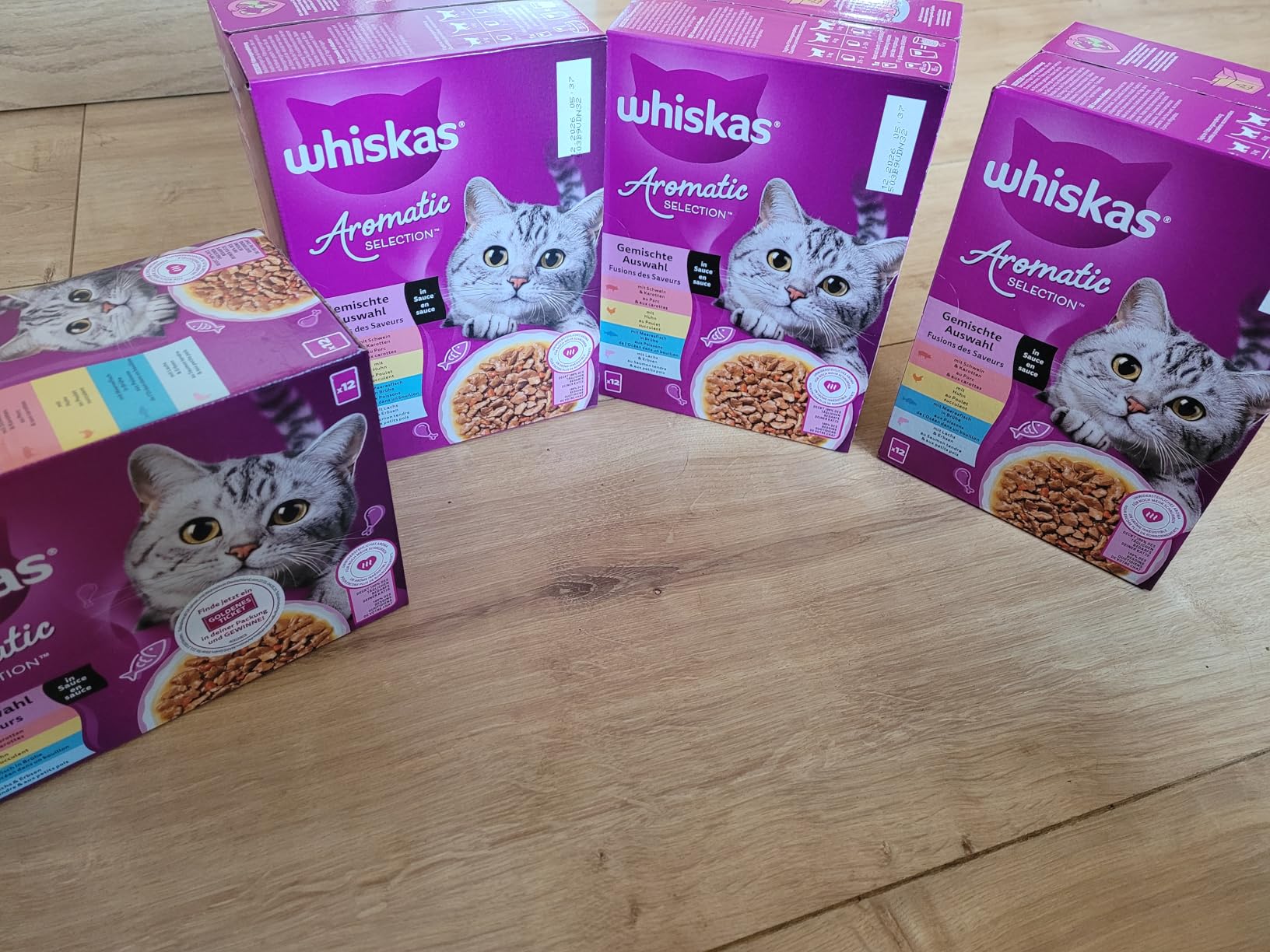 Whiskas Aromatic Gemischte Auswahl Nassfutter 48x85g Sauce