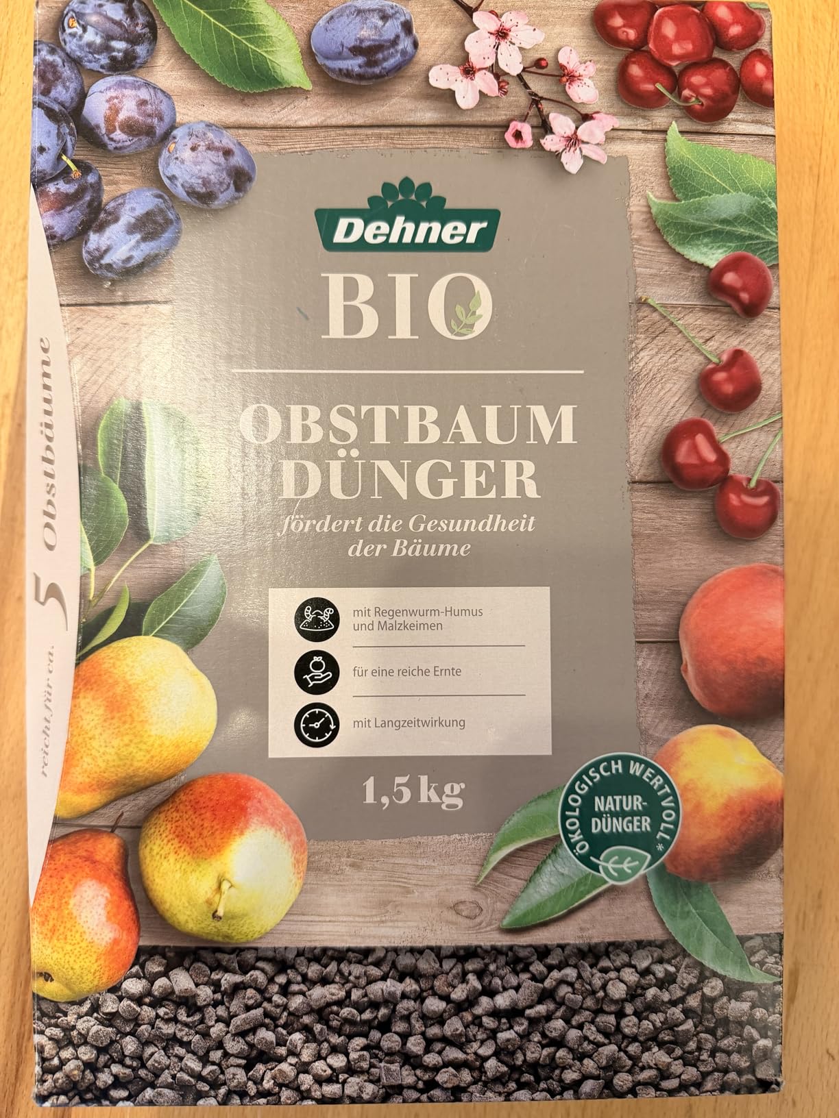 Dehner Premium Lovely Bio Obstbaumdünger 1,5kg organisch