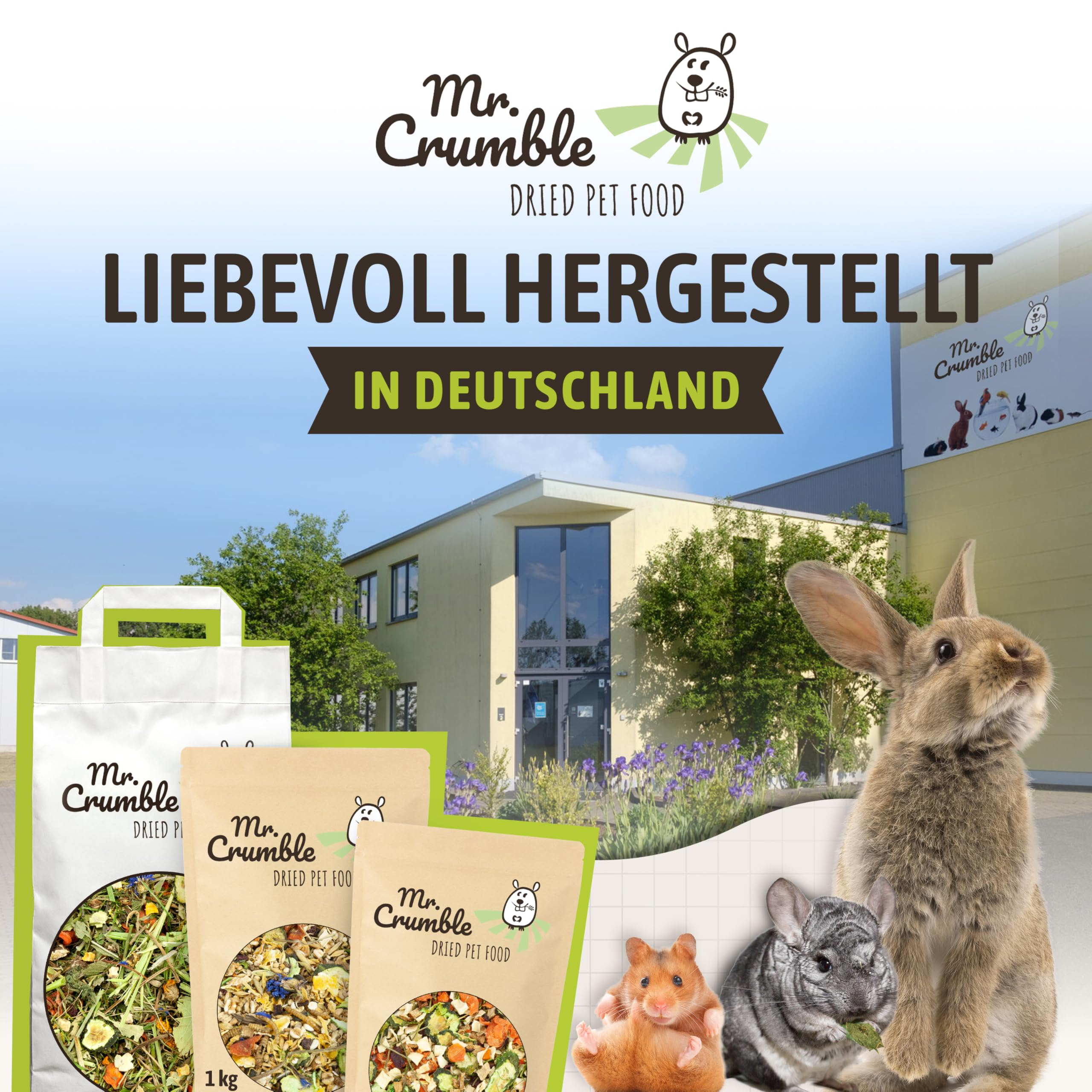 Mr. Crumble Rennmaus-Futter Gerbil 1000 g proteinreich