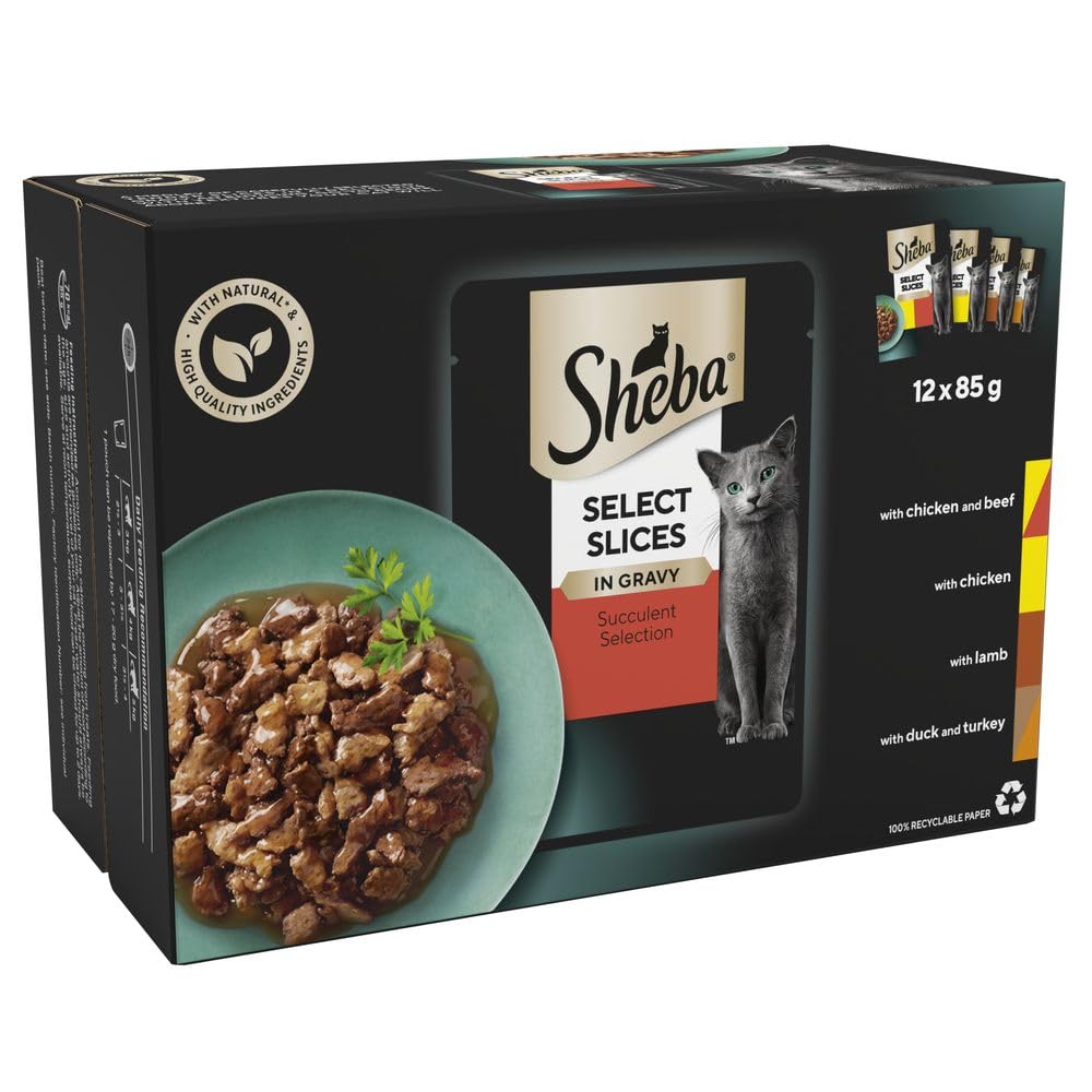 Sheba Select Slices Nassfutter Fisch in Sauce 12x85g