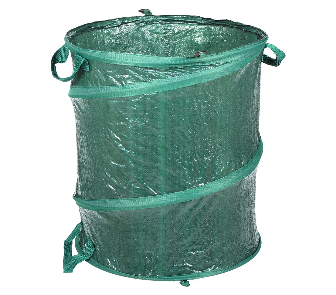 Dehner 2723567 Gartenabfallsack Pop-Up grün 120 l 2er Set