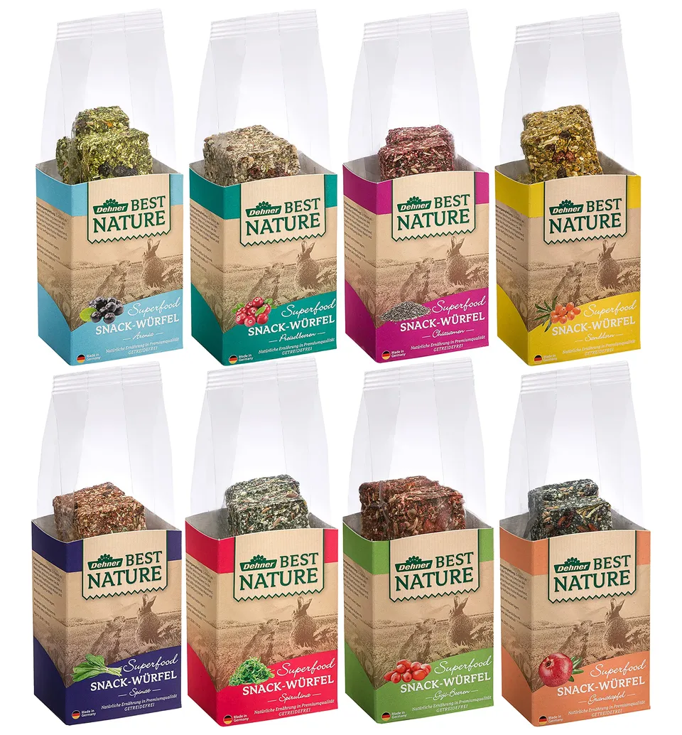 Dehner Best Nature Nagersnack Würfel Mix 8x90g