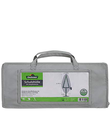 Dehner Premium Lovely Schutzhülle Ampelschirm grau 240cm