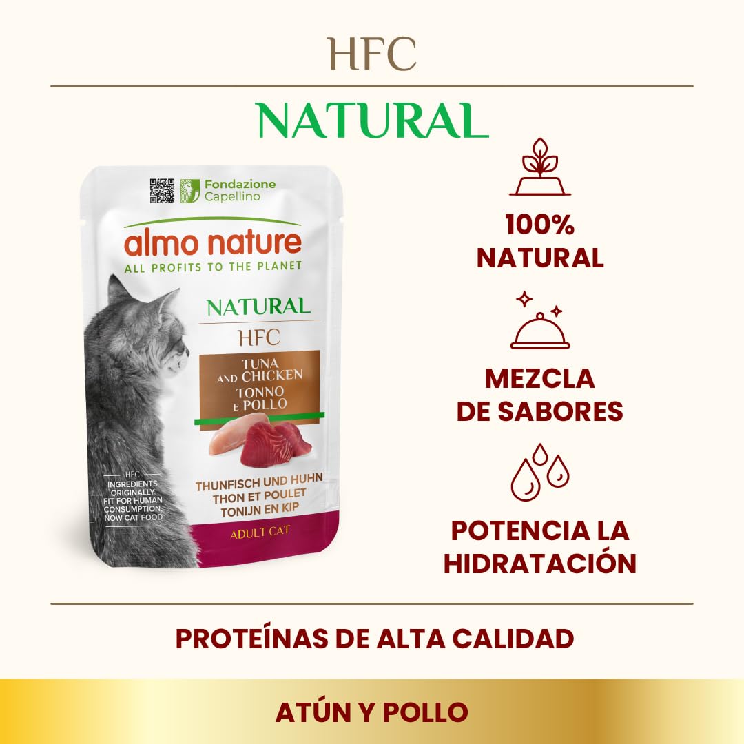 Almo Nature Classic Thunfisch Huhn Nassfutter 6x55g HFC