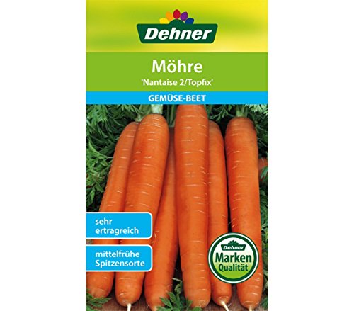 Dehner Nantaise 2 Topfix Möhre Saatgut 5x10g süß