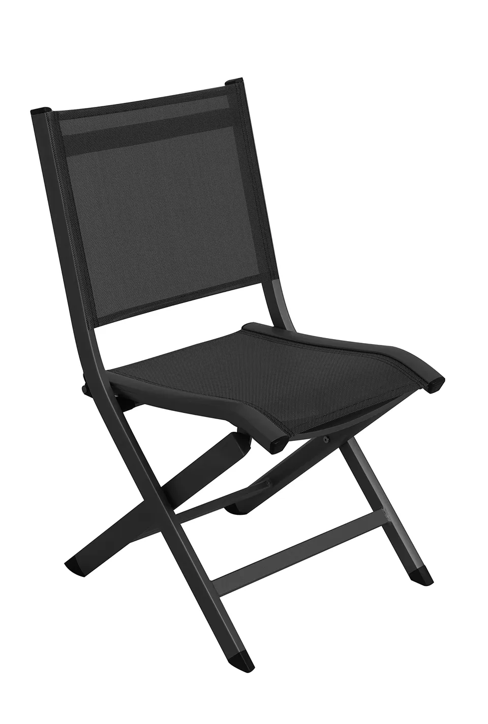 Dehner Chicago Klappstuhl schwarz Textilene