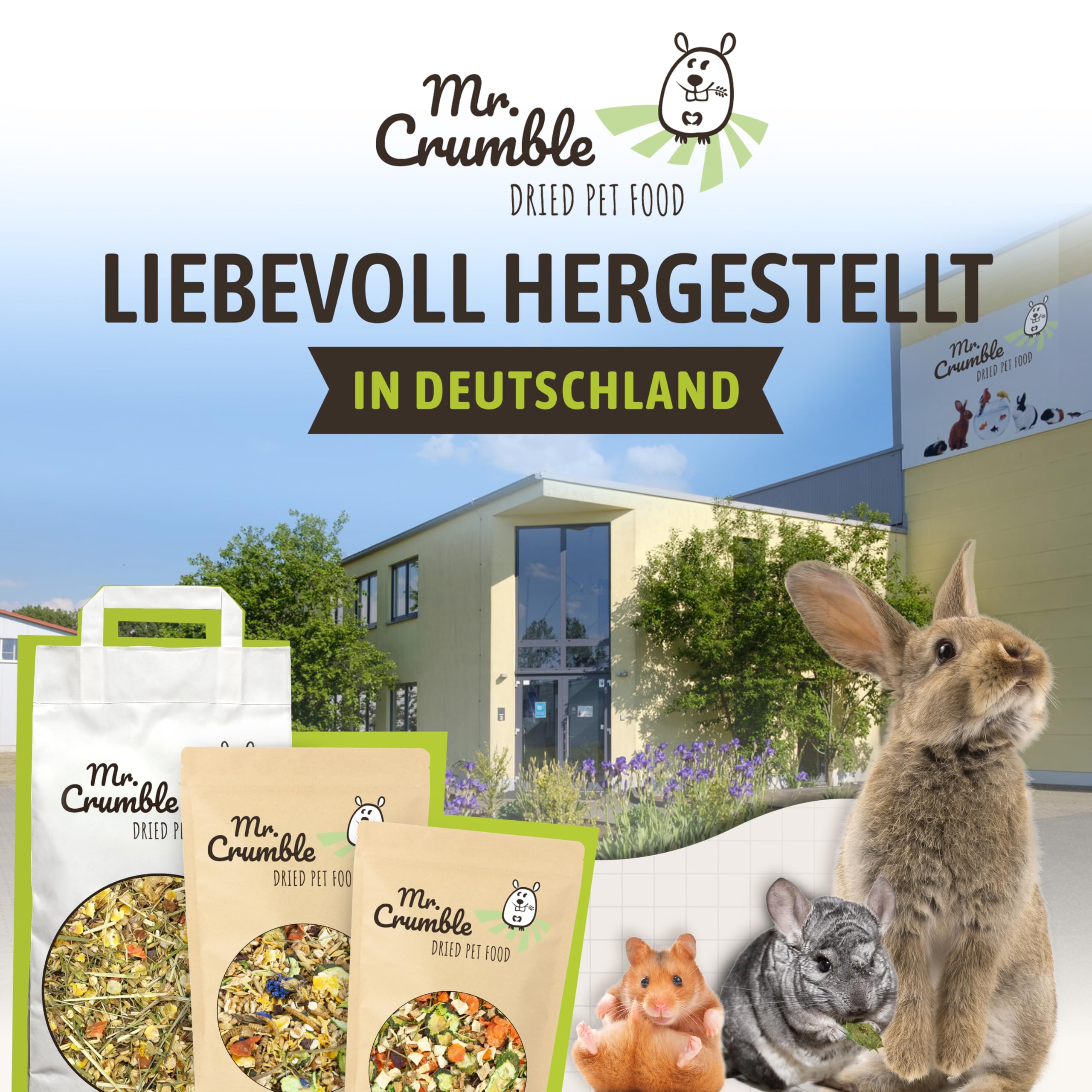Mr. Crumble Kleiner Körnerschatz Hamsterfutter 1kg pelletfrei