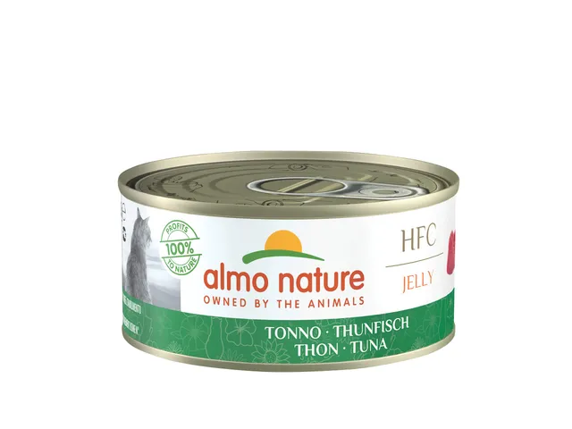 Almo Nature HFC Jelly Thunfisch Nassfutter 24x150g Monoprotein
