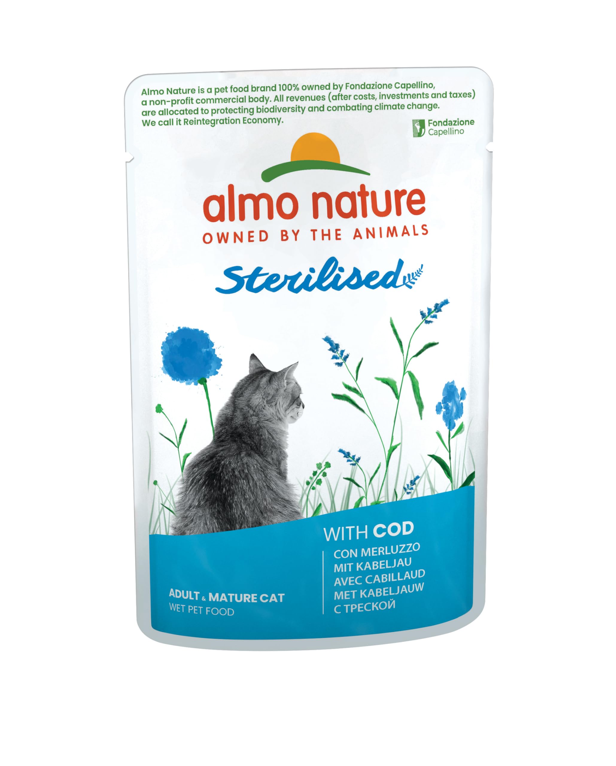 Almo Nature Functional Sterilised Nassfutter 6x70g Kabeljau
