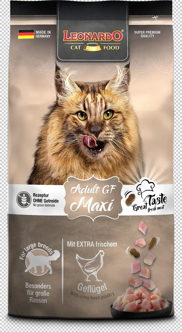 Leonardo Adult Maxi getreidefrei Katzenfutter für große Katzen