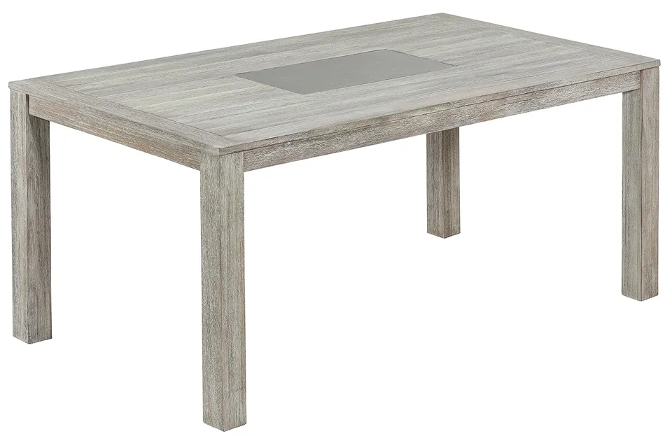 Dehner Stockholm Gartentisch Akazie grau 170cm