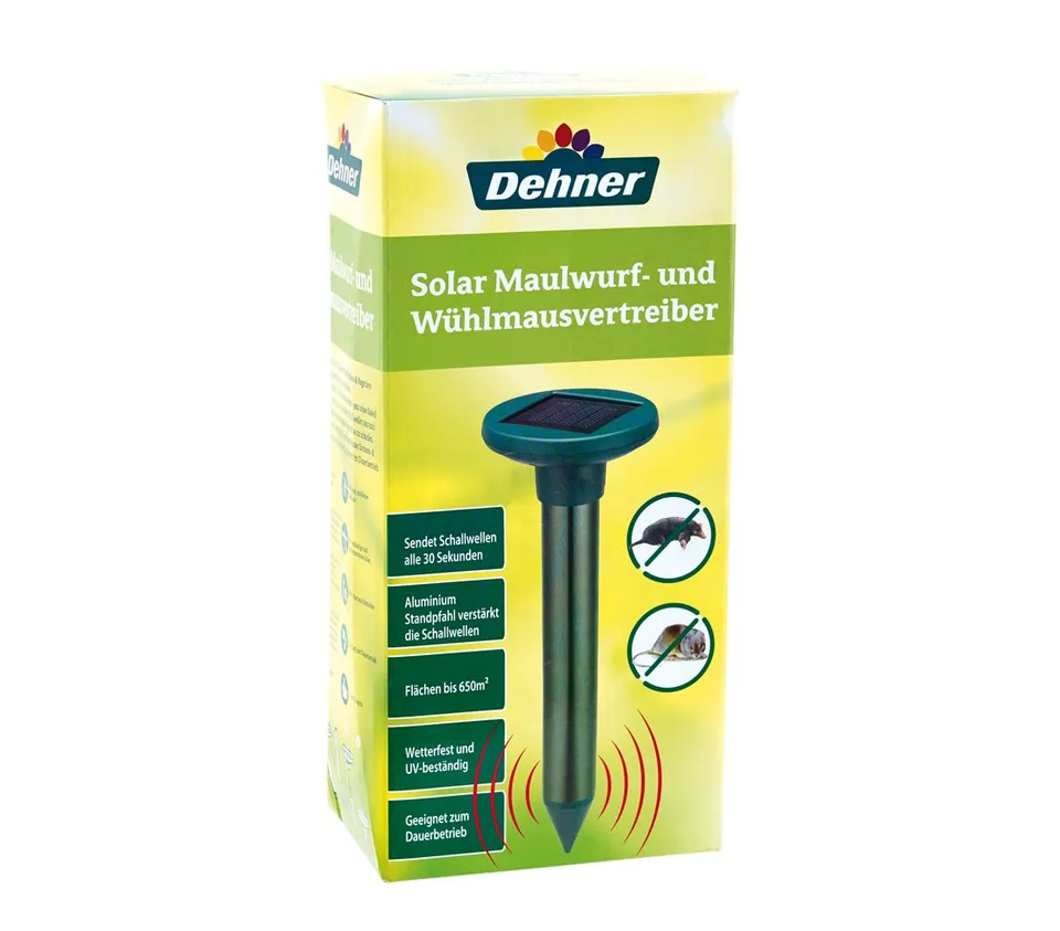 Dehner Solar Maulwurfschreck Wühlmausschreck 650 qm