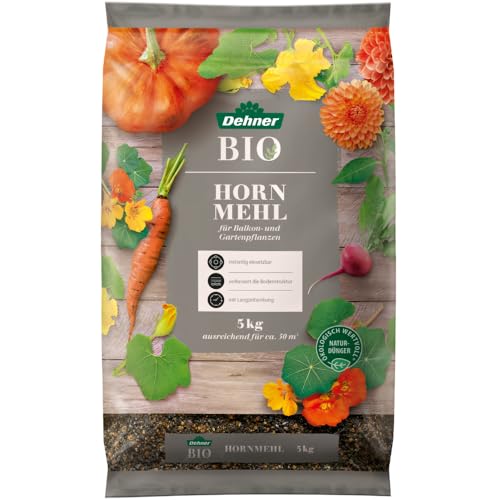 Dehner Bio Hornmehl Naturdünger 5 kg Stickstoff
