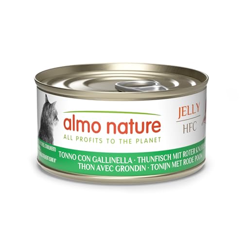 Almo Nature HFC Jelly Nassfutter Thunfisch Knurrhahn 70g 24er