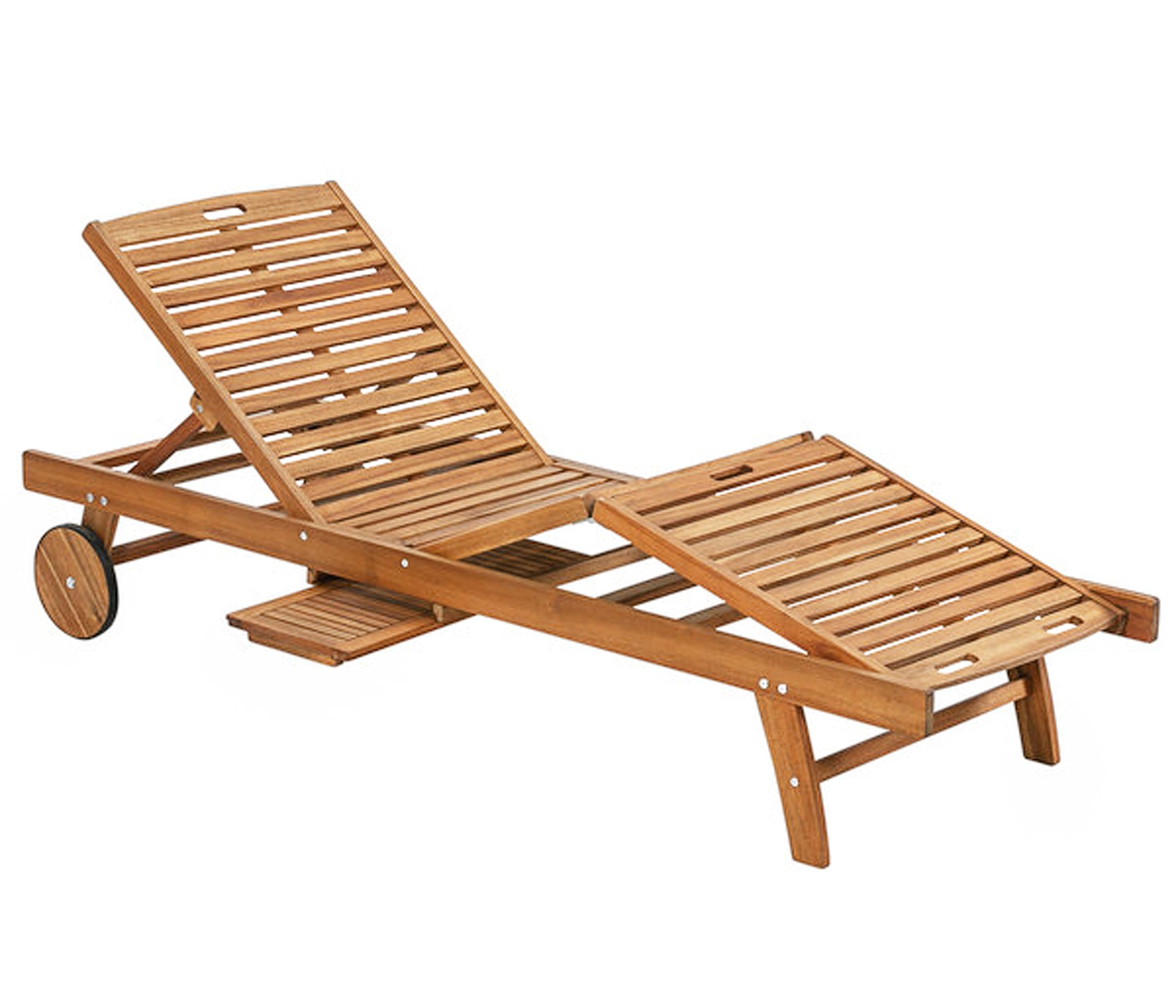 Dehner Ravenna Rollliege 200x70 cm Akazie hellbraun