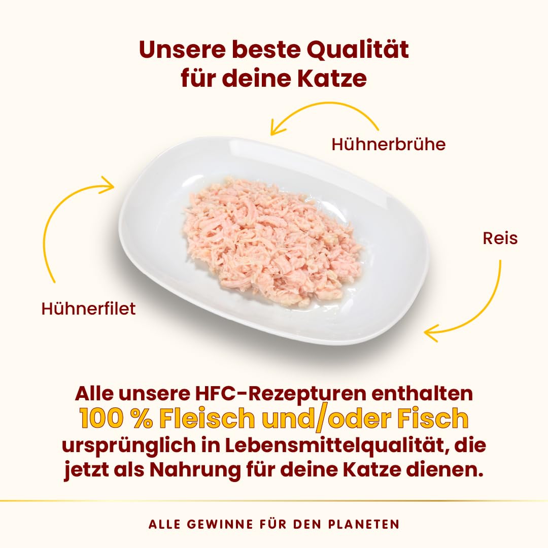 Almo Nature HFC Sterilised Nassfutter Huhn 24x50 g