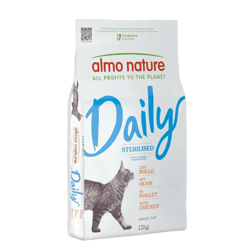 Almo Nature Daily Sterilised Trockenfutter 12kg Huhn